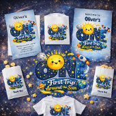 First Trip Around the Sun First Birthday Kleinkind T-shirt