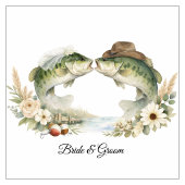 Texas-Angler-Hochzeit Serviette