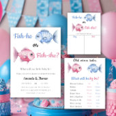 Fish Gender Reveal - Please wear your guess Poster