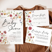 Wildblume Einladung Bauchband Einladungsbanderole