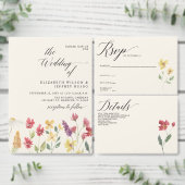 Elegant Boho Summer Wildblume Save the Date Ankündigung (Personalisiere diese Kollektion eines unabhängigen Creators.)