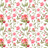 Wasserfarbenfrohe Blütentherme - Elegant Thermosbecher