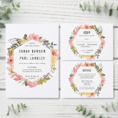 Flachbild-Save the Date-Karte Save The Date (Personalisiere diese Kollektion eines unabhängigen Creators.)