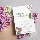 Blumengarten Hochzeit Einladung