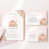 Elegant Pink Bow Pumpkin Danke Sticker