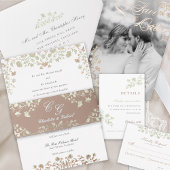 Blumenfrühling Chinoiserie Frische Pasta machen Folieneinladung