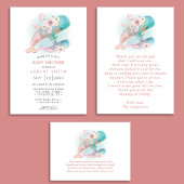 Blumenwale Kinderdusche Windelwale Windelwale Begleitkarte