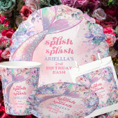 Flower Glitter Mermaid Tail 2nd Birthday Pappbecher