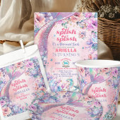 Flower Glitter Mermaid Tail 9th Birthday Geschenktütchen