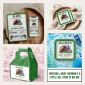 Football Baby Shower | A Little All Star Is On His Einladung