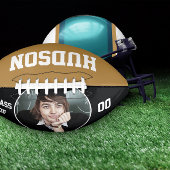 Personalisiert mit Name und Nummer Football