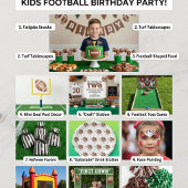 Fußball zweites Jahr runter Junge Geburtstag Geschenkpapier