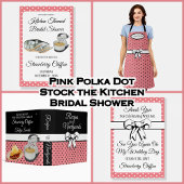 Polka Dots and Bows Pink Schwarz-weiß Retro Style Tischdecke