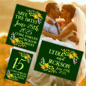 Helle Blume und helle, grüne Textbridys T-Shirt