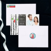 Vintager Rotwild Aqua Birch Tree Snowflake Runder Aufkleber