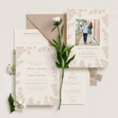 Forest Grove Wedding RSVP Einladung