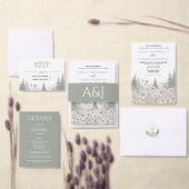 Forest Meadow Wedding Einladung (Personalisiere diese Kollektion eines unabhängigen Creators.)