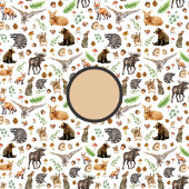 Individuelle Name Boy Pillow Case Forest Animal Kissenbezug