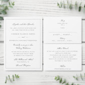 Formale Kalligraphie Elegantes Foto Save The Date (Personalisiere diese Kollektion eines unabhängigen Creators.)