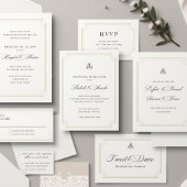 Formal Traditional Wedding Invitation  Permastempel