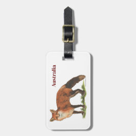 Collection Fox Luggage Tag Gepäckanhänger