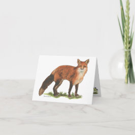 Collection Fox Note Card Karte