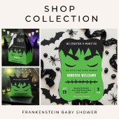 Frankenstein Monster Halloween Baby Shower Popcorn Geschenkschachtel