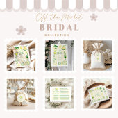 Frischmarkt-Celebration-Dusche Begleitkarte