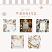 Mattierte Pine Star Garland Hochzeit Save The Date