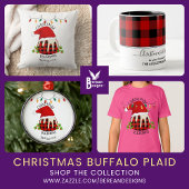 Elegant Red Buffalo CHRISTMAS Zweifarbige Tasse