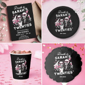 Spaß für den eigenen Tod zu Ihrer zwanzigjährigen Pappbecher