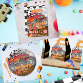 Fun Monster Truck Birthday Wrapping Paper Geschenkpapier