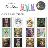 Whimsischer Osterkatze mit sonnigen Ohren Case-Mate iPhone Hülle