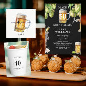 Making 60 Great Again Beer Birthday Party Pappteller