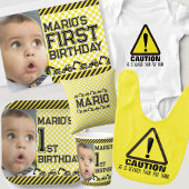 Vorsicht! Funny First Birthday Party Einladung