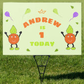 Funny Orange Partyhütchen