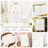 Boho Whimsical Gänse Baby Dusche Einladung