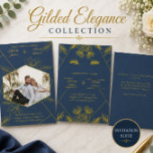 Adressetikett 'Gilded Elegance'