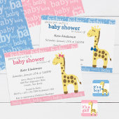 Giraffe Baby Boy Blue Bow Planner / Scrapbook Aufkleber