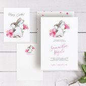 Rosa Frühlingsblütendusche Serviette