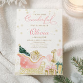 Mädchen Winter Onederland Geburtstag Pappteller