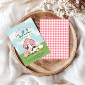 Girls Pink Farm Animal Barnyard Birthday Geschenktütchen