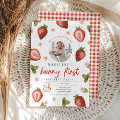 Girls Berry First Strawberry 1. Geburtstag Partyhütchen