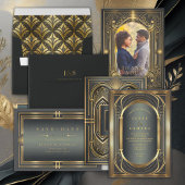 Glam Art Deco Wedding Brautparty ID1033