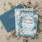 Glittering Snowy Forest Wedding Tischnummer (Personalisieren Sie die Kollektion dieses unabhängigen Creators. Test)