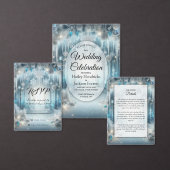 Soft Winter Blue Monogram Initials Geschenkanhänger (Personalisiere diese Kollektion eines unabhängigen Creators.)