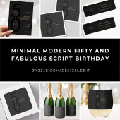 Fünfzig und Fantastisch Name Datum 50. Geburtstag Serviette