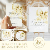 Goldene Weihnachtsdusche Einladung