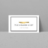 Catering-Restaurant des Goldmedaillen-Koch Rechteckiger Aufkleber