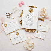 Gold Disco Retro Dancing Brautparty Willkommen Poster